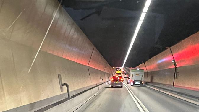 Terowongan bawah laut Hong Kong (Liputan6.com / Adyaksa Vidi)