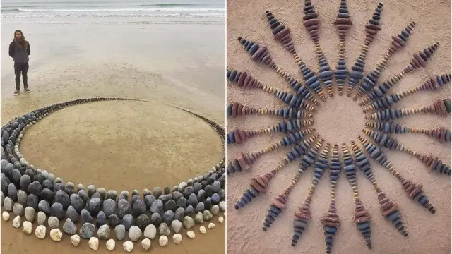Hanya dengan Batu, 6 Kreasi Unik Karya Seniman Ini Mengagumkan