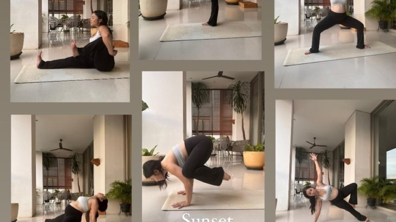 Nikita Willy masih aktif melakukan yoga sebagai bagian dari rutinitasnya. Berikut adalah foto yang di-repost oleh Nikita dari pelatih yoganya.<br><br>