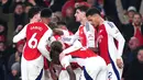 Berkat hasil ini, Arsenal naik ke peringkat dua klaseme dengan poin 43 sekaligus memperpendek jarak dengan Liverpool menjadi hanya empat poin. Spurs sendiri tercecer di peringkat 13 dengan poin 24. (Bradley Collyer/PA via AP)