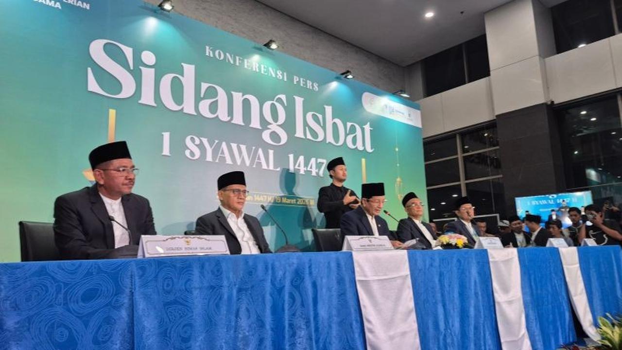 Kemenag Tetapkan Penentuan Idulfitri 2026 Jatuh pada 21 Maret