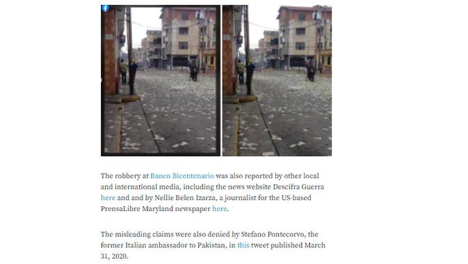 <p>Penelusuran klaim foto masyarat Itali membuang uang ke jalan</p>