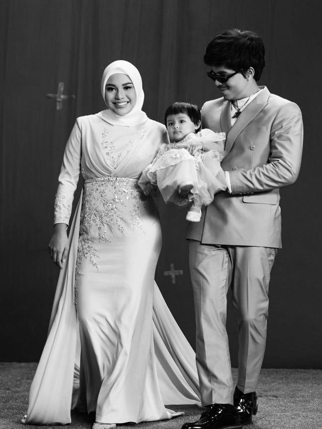 Aurel Hermansyah, Atta Halilintar, dan Ameena. (Foto: Dok. Instagram @aurelie.hermansyah)