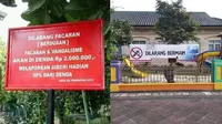 Pemberitahuan di taman bermain (Sumber: 1cak.com)