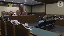 Saksi memberikan keterangan dalam sidang lanjutan dengan terdakwa dugaan kasus suap jual beli jabatan di lingkungan Kementerian Agama Romahurmuziy di Pengadilan Tipikor, Jakarta, Rabu (6/11/2019). Persidangan mendengarkan keterangan lima saksi yang dihadirkan JPU. (Liputan6.com/Herman Zakharia)