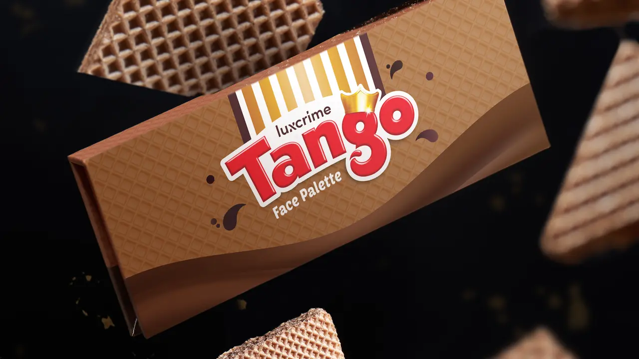 Intip Kolaborasi Luxcrime dengan Tango, Luncurkan Face Palette Beraroma Wafer Cokelat