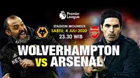 Wolverhampton vs Arsenal (Liputan6.com / Triyasni)