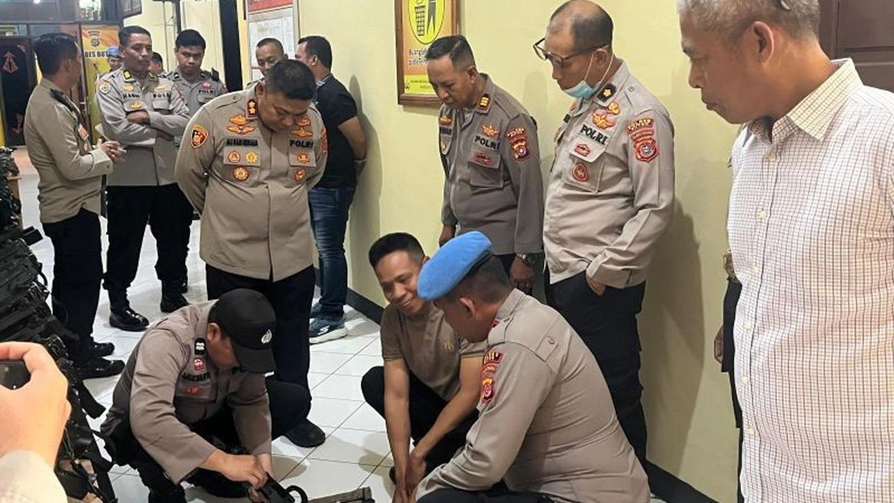 Kapolres Buton Perketat Pengawasan Senjata Api Dinas, Pastikan Keamanan Logistik