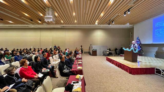 Perayaan Natal di Osaka dalam ‘Malam Budaya Gembira Indonesia 2023’ berlangsung khidmat.