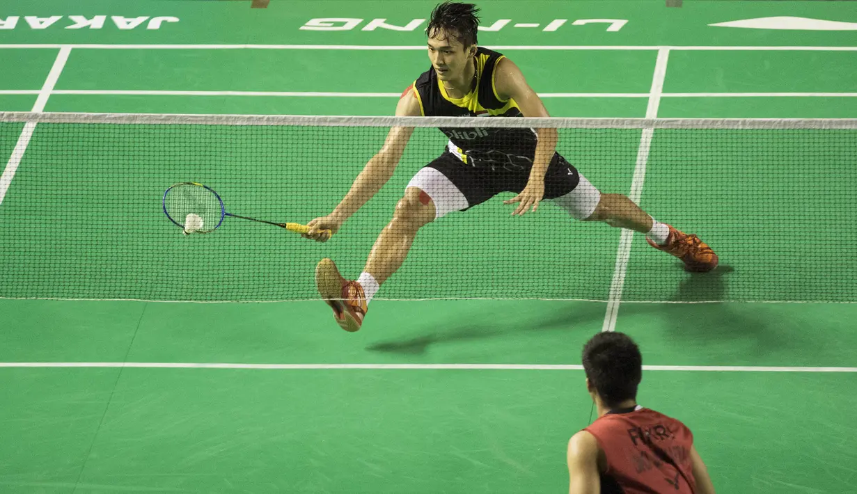 Jonatan Christie merupakan pebulutangkis masa depan Indonesia. (Bola.com/Vitalis Yogi Trisna)