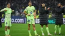 Blaugrana juga gagal mengulang kesuksesan mereka di musim 2009 dan 2015 lalu, ketika bisa meraih tiga gelar utama dalam semusim. (PIERO CRUCIATTI/AFP)