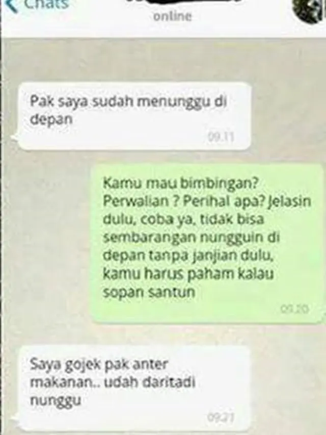 6 Chat Dosen Panjang Lebar ke Mahasiswa Ini Bikin Ngakak
