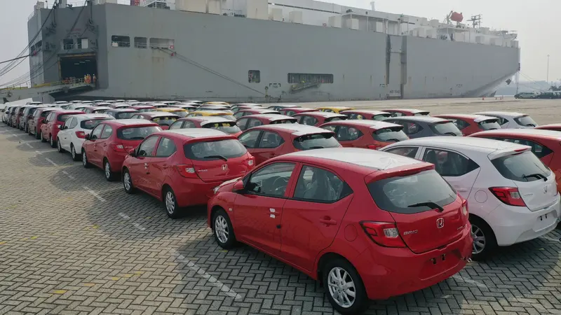 Honda Brio produksi karawang resmi dikirim ke Filipina