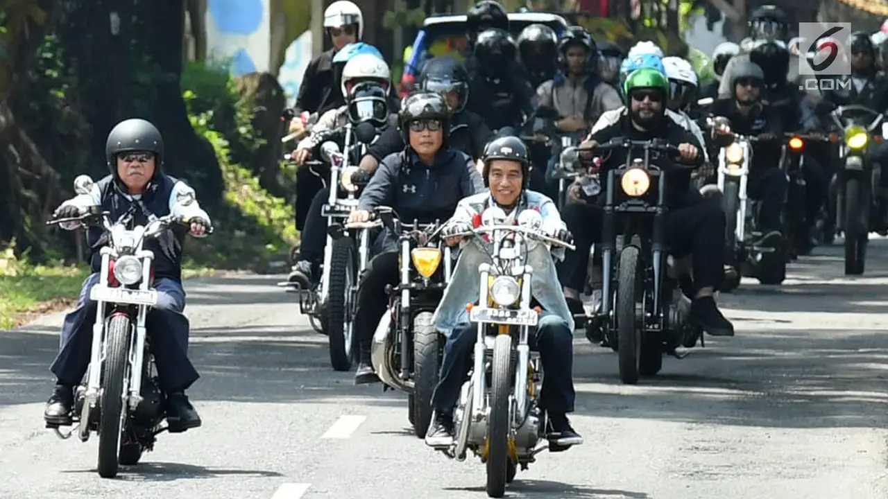 Jokowi Blusukan Naik Chopper Keliling Sukabumi