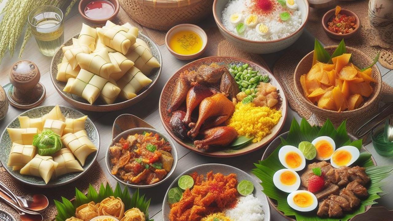 Ilustrasi Makanan Lebaran