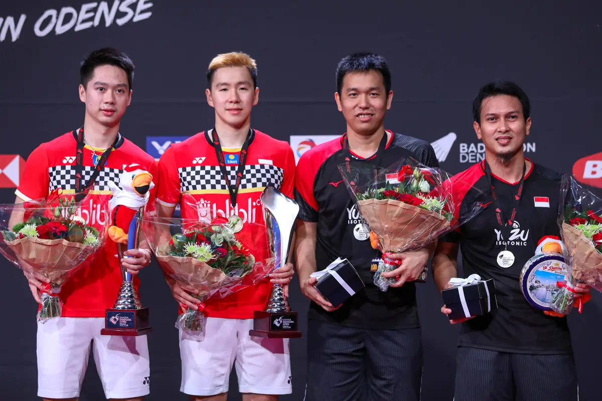 Kevin Sanjaya Sukamuljo/Marcus Fernaldi Gideon, Mohammad Ahsan/Hendra Setiawan, Denmark Terbuka 2019