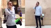 Video Viral Pria Lantunkan Azan di Istana Spanyol