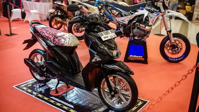 Kumpulan Potret Motor Keren di Honda Modif Contest 2023 Seri Pekanbaru