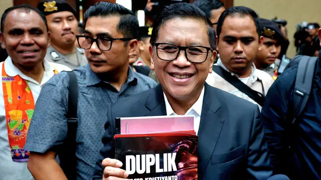 Sekretaris Jenderal PDI Perjuangan (PDIP) Hasto Kristiyanto di Pengadilan Tindak Pidana Korupsi Jakarta, Jumat (18/7/2024).