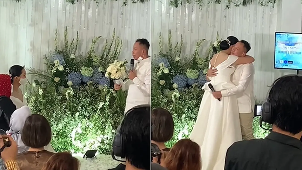 6 Momen Lamaran Vicky Prasetyo dan Kalina Ocktaranny, Penuh Kebahagiaan
