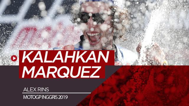 Berita video Alex Rins mengalahkan Marc Marquez di Sirkuit Silverstone, Inggris, mungkin dalam duel paling menegangkan musim 2019, Minggu (25/8/2019).