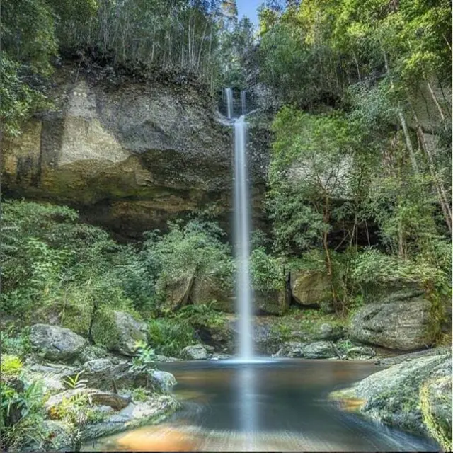 Air Terjun Bawin Kameloh di Kabupaten Gunung Mas, Kalimantan Tengah