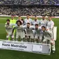 Real Madrid menyamai rekor Barcelona, yakni tidak terkalahkan dalam 39 pertandingan di semua kompetisi. (twitter.com/realmadrid)