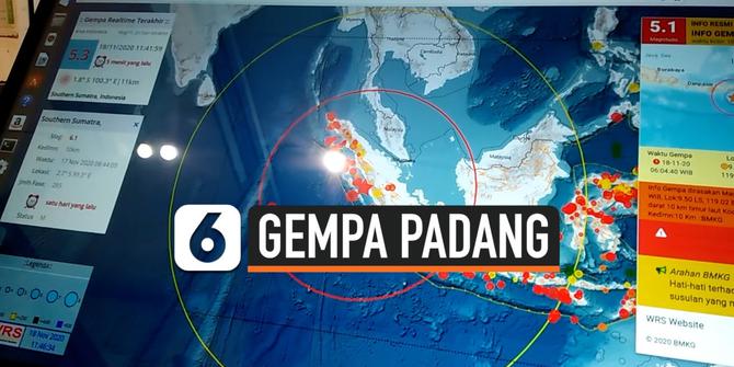 VIDEO: Sebulan Terakhir Padang  Diguncang Sejumlah Gempa di Atas Magnitudo 5