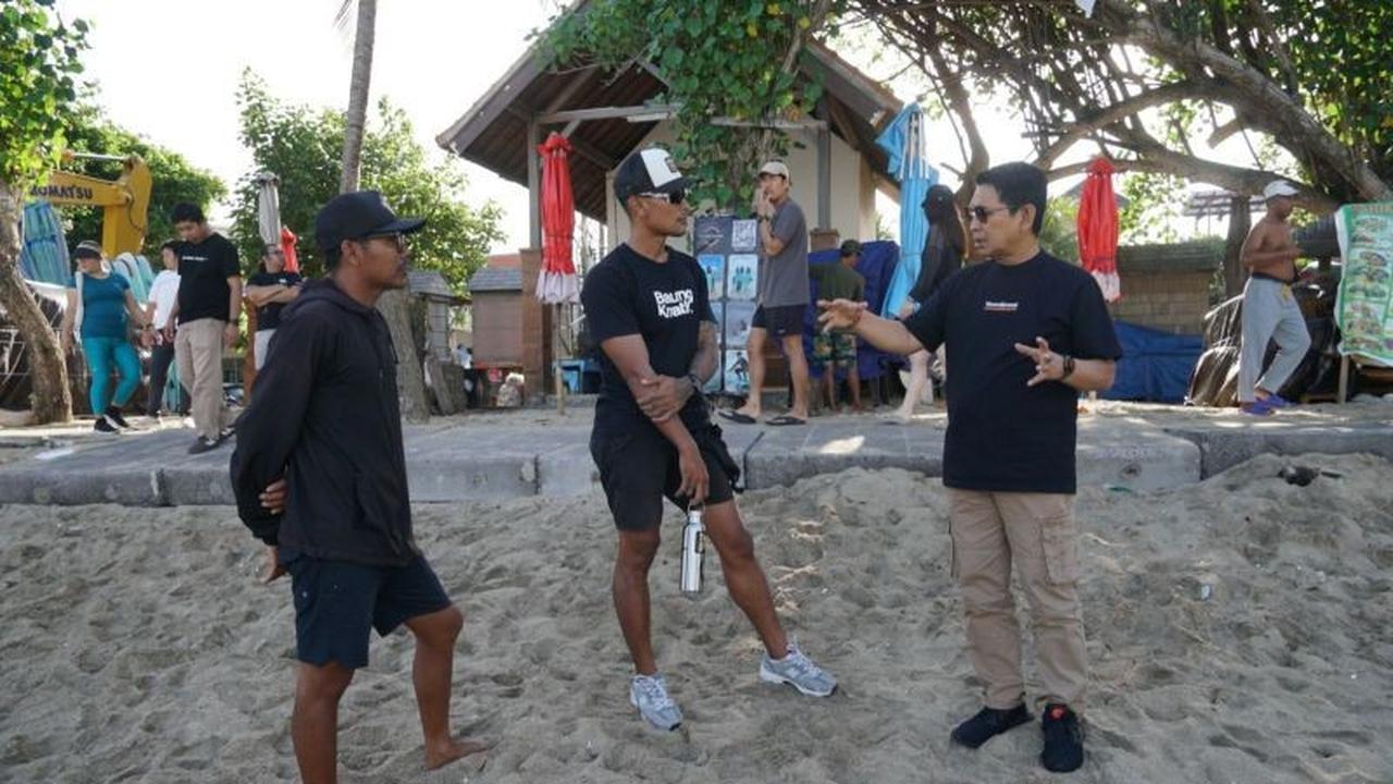 Pemkab Badung Serius Lakukan Penataan Pasir Pantai Kuta, Jaga Daya Tarik Wisata Dunia