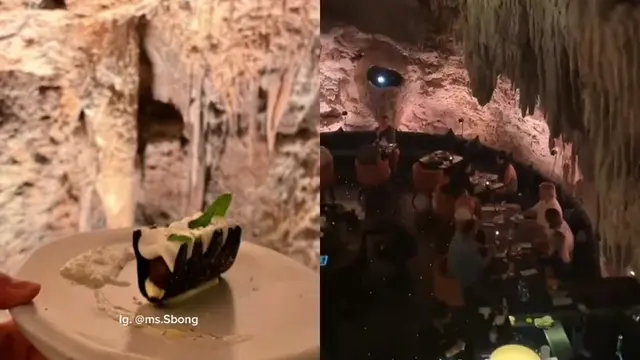 Gua Berumur Jutaan Tahun Jadi Restoran