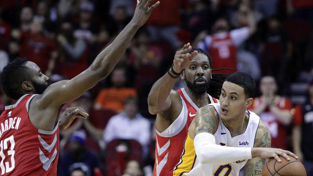 Kuzma tampil gemilang saat Lakers melawan Rockets