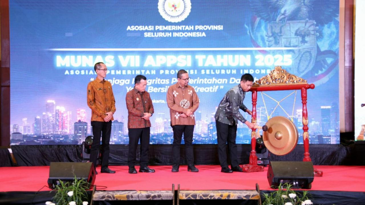 Wamendagri Wiyagus Buka Munas VII APPSI Tahun 2025