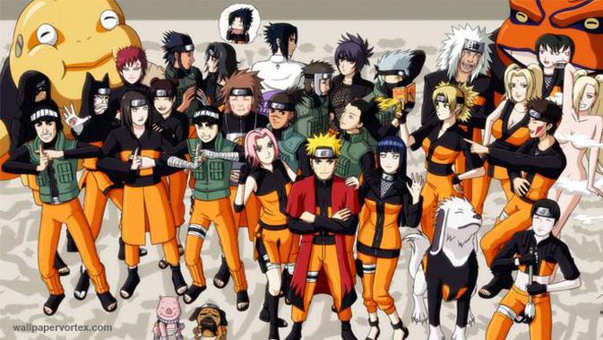 Manga dan Anime Naruto, karangan Masashi Kishimoto