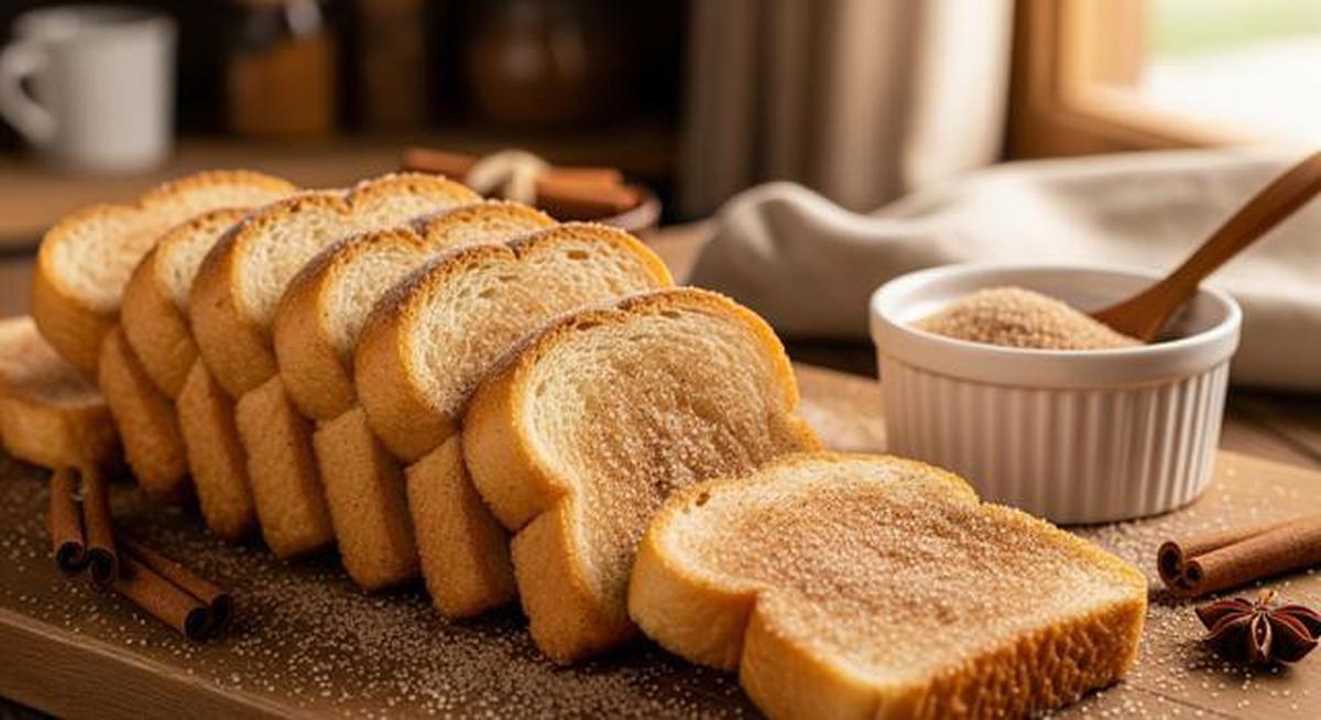 Ilustrasi Camilan dari Roti Tawar