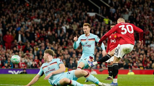 Benjamin Sesko, Manchester United vs Brentford