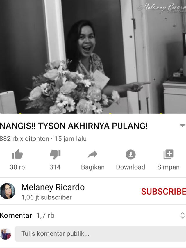 Unggahan Melaney Ricardo. (Foto: Instagram @melaney_ricardo)