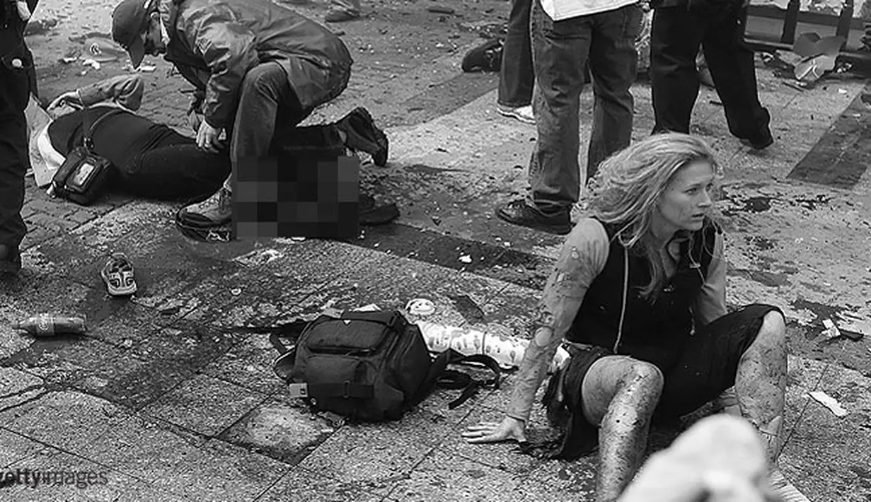 Korban BomBoston Maraton berjatuhan.