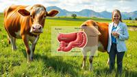fungsi rumen ©Ilustrasi dibuat AI