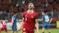 Ilija Spasojevic mencetak gol untuk Timnas Indonesia saat melawan Brunei Darussalam di KLFA Stadium, Kuala Lumpur, Senin (26/12/2022). (Bola.com/Zulfirdaus Harahap)