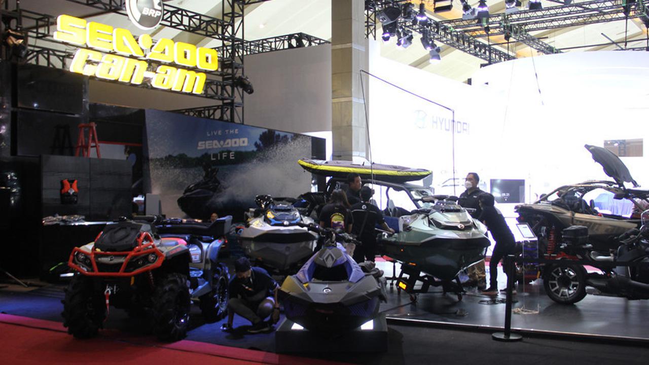 Booth Can-Am di IIMS 2022 (Otosia.com/Nazar Ray)