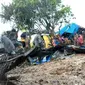 Proses pencarian korban banjir bandang yang masih hilang di Kabupaten Dogiyai, Papua Tengah, masih terus dilakukan meski diadang cuaca buruk dan sulitnya akses. (Liputan6.com/ Dok BNPB)