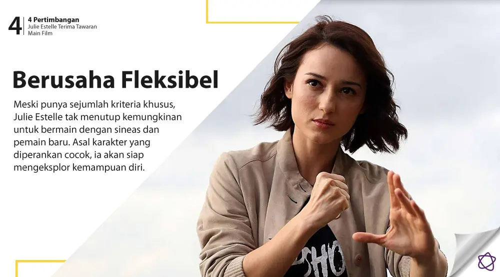 4 Pertimbangan Julie Estelle Terima Tawaran Main Film.  (Digital Imaging: Nurman Abdul Hakim/Bintang.com)