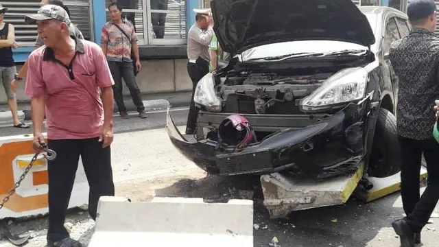 Tabrak lari di Hayam Wuruk, Jakarta Barat. (Istimewa)