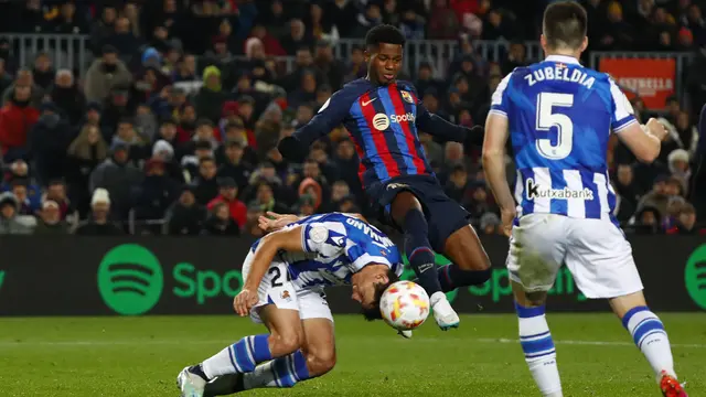 Dembele Gemilang, Barcelona Tembus Semifinal Copa del Rey Usai Tekuk Real Sociedad