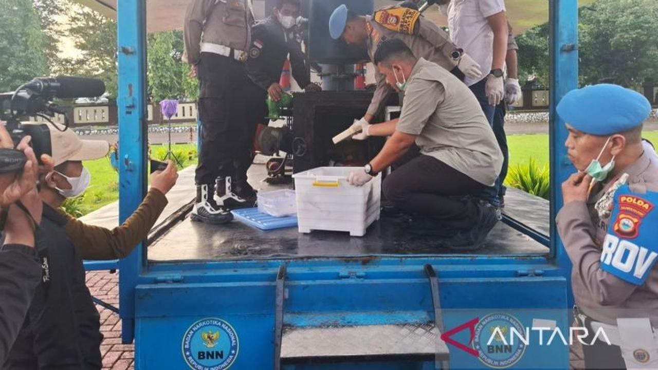 Polda Sulsel Musnahkan 25 Kg Kokain di Selayar, Selamatkan Ratusan Ribu Jiwa
