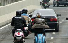 Viral Warga Jengkel Pemotor Berpelat Dinas Polri Lewat JLNT Casablanca Disetop Polisi Tanpa Ditilang