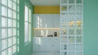 7 Gambar Glass Block Rumah Minimalis, Pencahayaan Alami dengan Sentuhan Estetika Modern