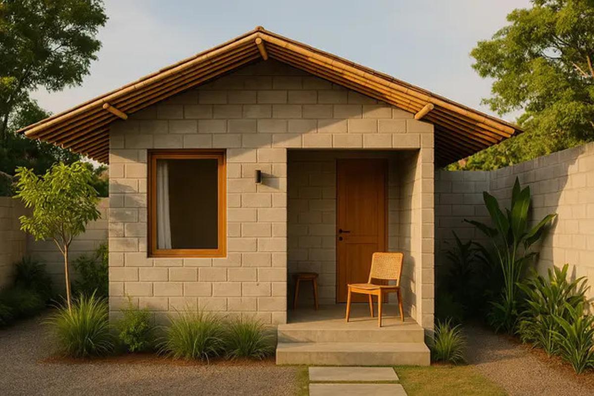 8 Model Rumah Kecil 1 Kamar dari Batako, Cocok untuk Pasangan Muda