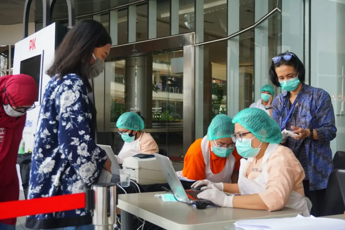 Protokol kesehatan masuk area mall di bawah naungan ASRI
