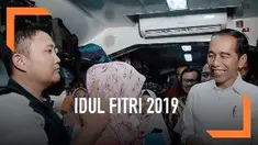 Presiden Jokowi mengucapkan selamat Idul Fitri untuk umat muslim Indonesia. Presiden berharap  Idul Fitri bisa jadi momen yang memperkuat persaudaraan dan kemajuan bagi bangsa dan negara.